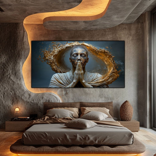 Tablou Decorativ pe Sticla Securizata – Ideal pt Dormitor si Living - Beyond Stardust No35