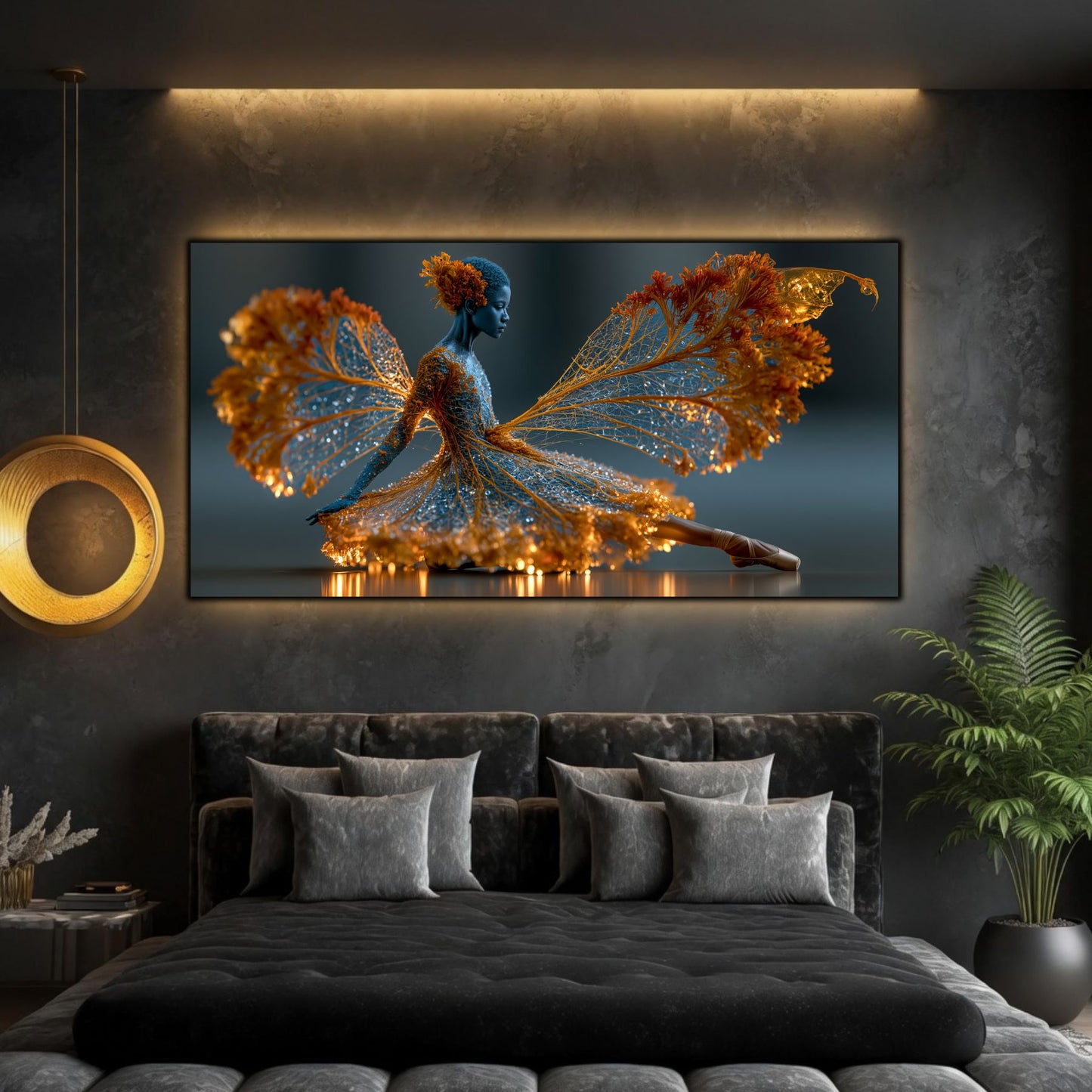 Tablou Abstract Living – A Red Accord