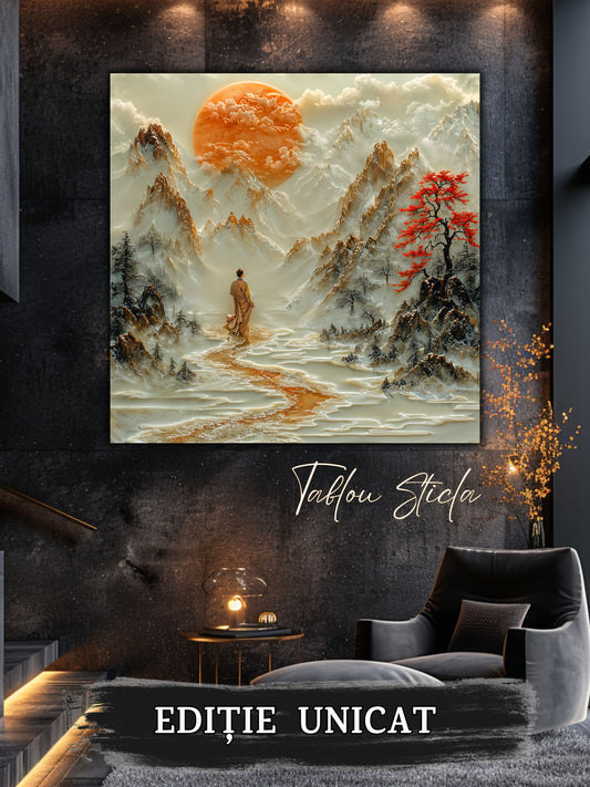 Tablou Sticla - Silk Road - 10
