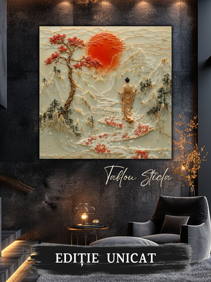 Tablou Sticla - Silk Road - 05