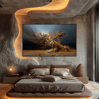Tablou Decorativ Modern - Print UV pe Sticla - „Sacred Modernities” - No12