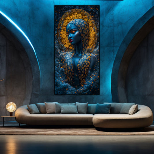 Tablou unicat din sticlă securizată Beyond Creation - No24