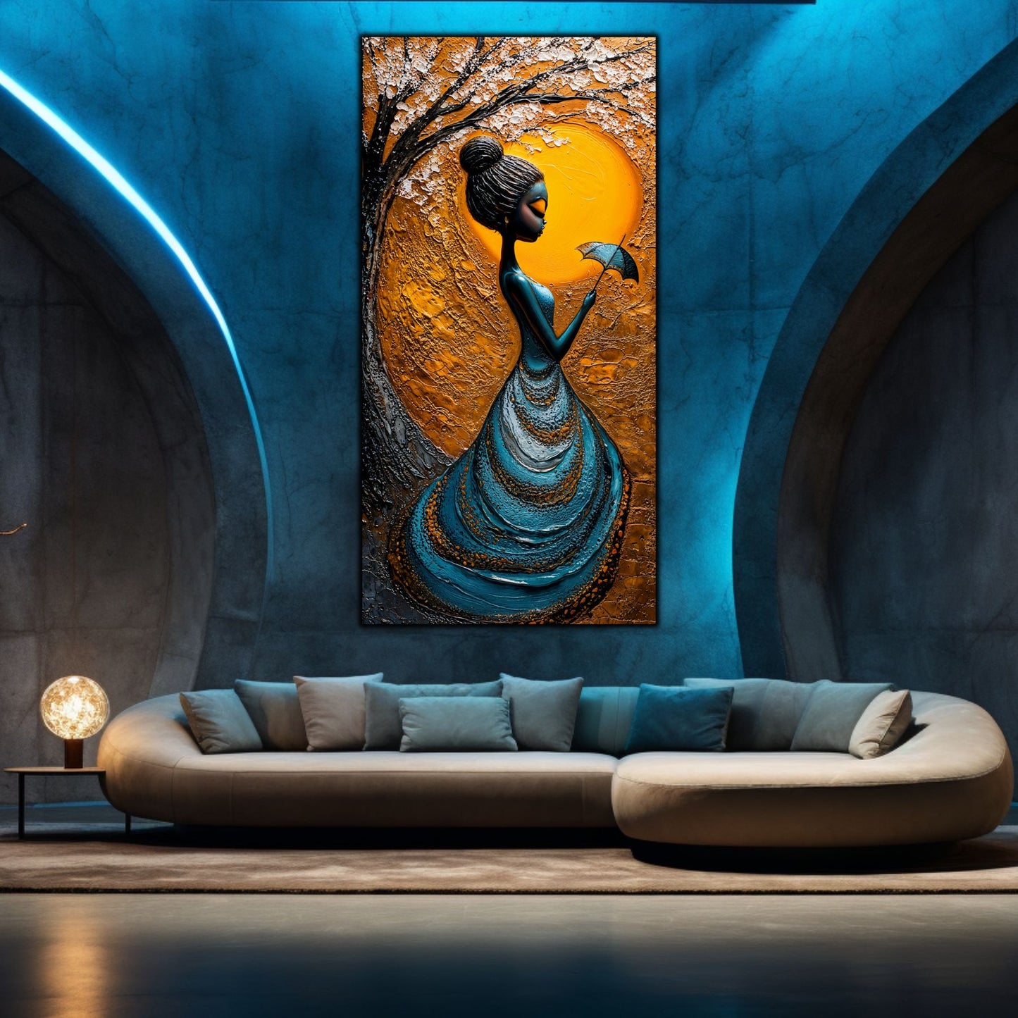 Tablou unicat din sticlă securizată Beyond Origin - No28