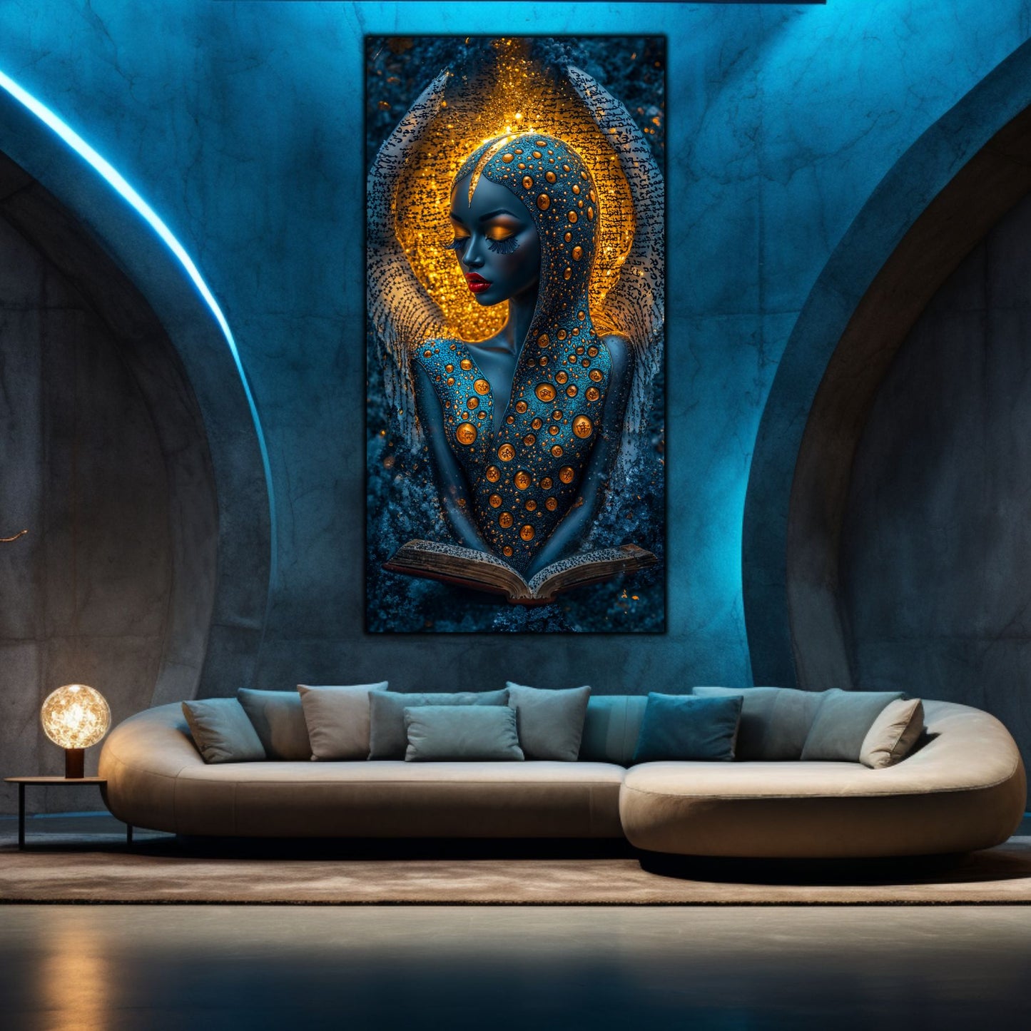 Tablou unicat din sticlă securizată Beyond Creation - No30