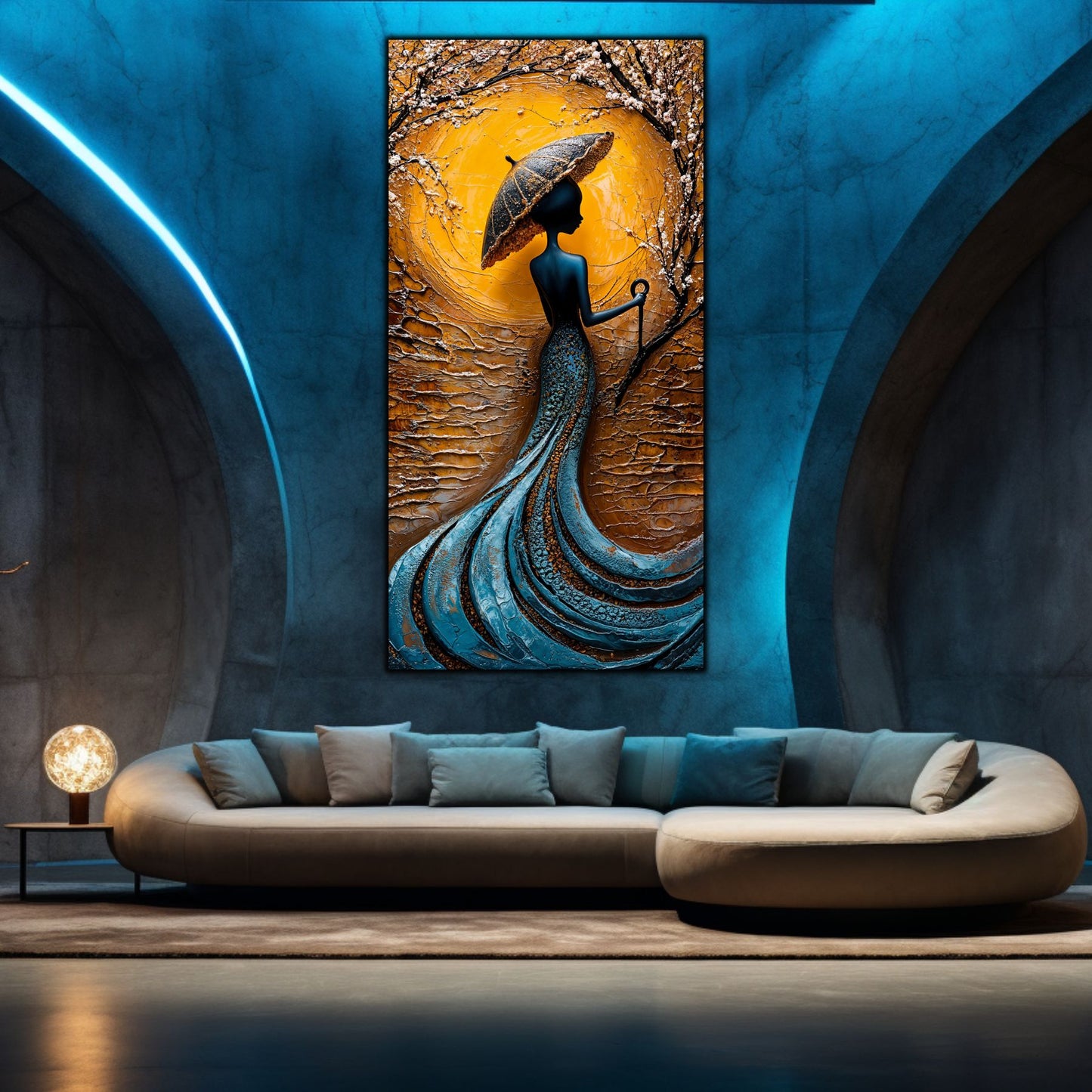 Tablou unicat din sticlă securizată Beyond Origin - No25