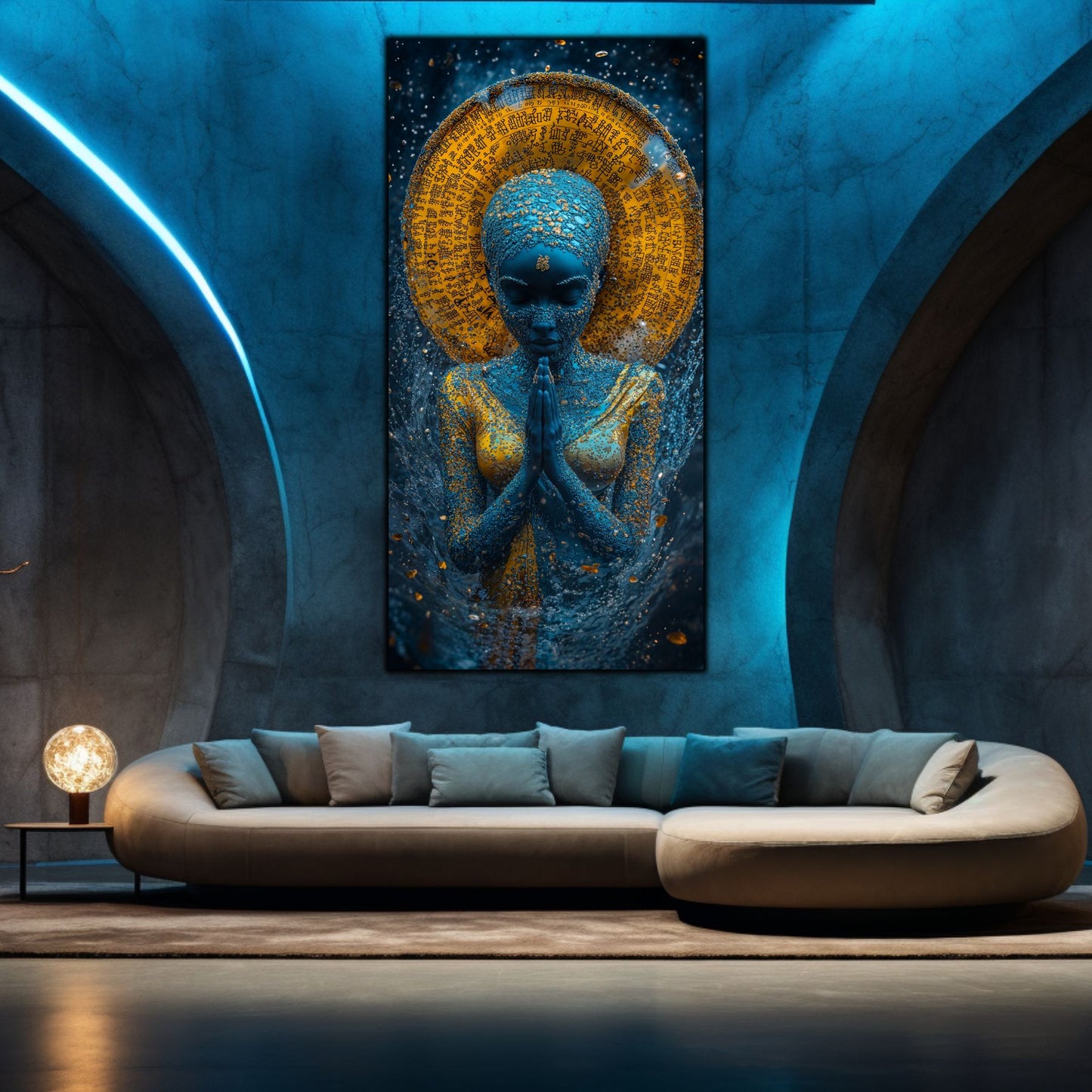 Tablou unicat din sticlă securizată Beyond Creation - No29