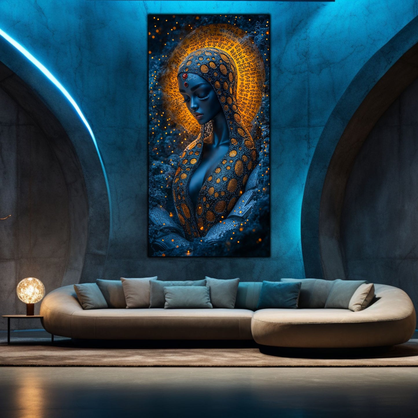 Tablou unicat din sticlă securizată Beyond Creation - No27