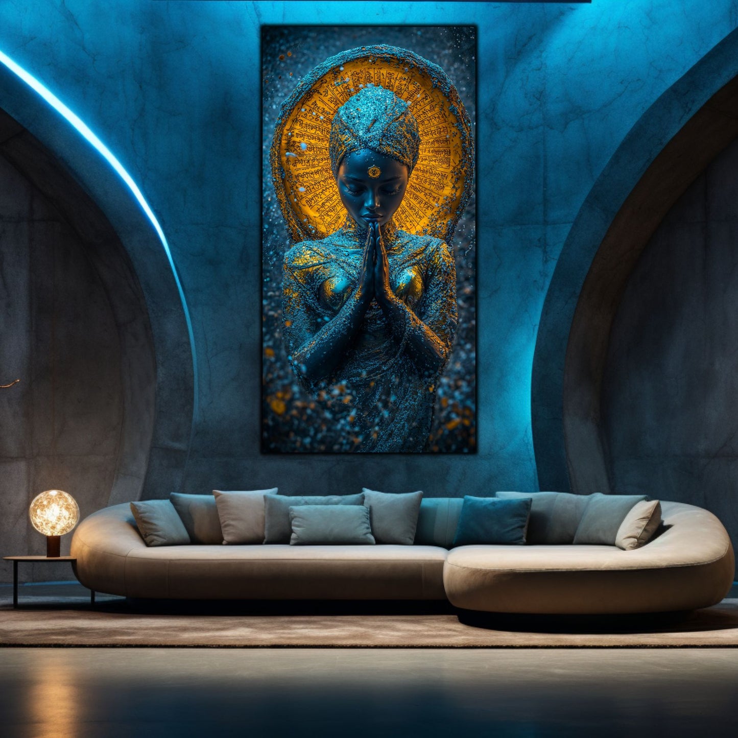 Tablou unicat din sticlă securizată Beyond Creation - No26