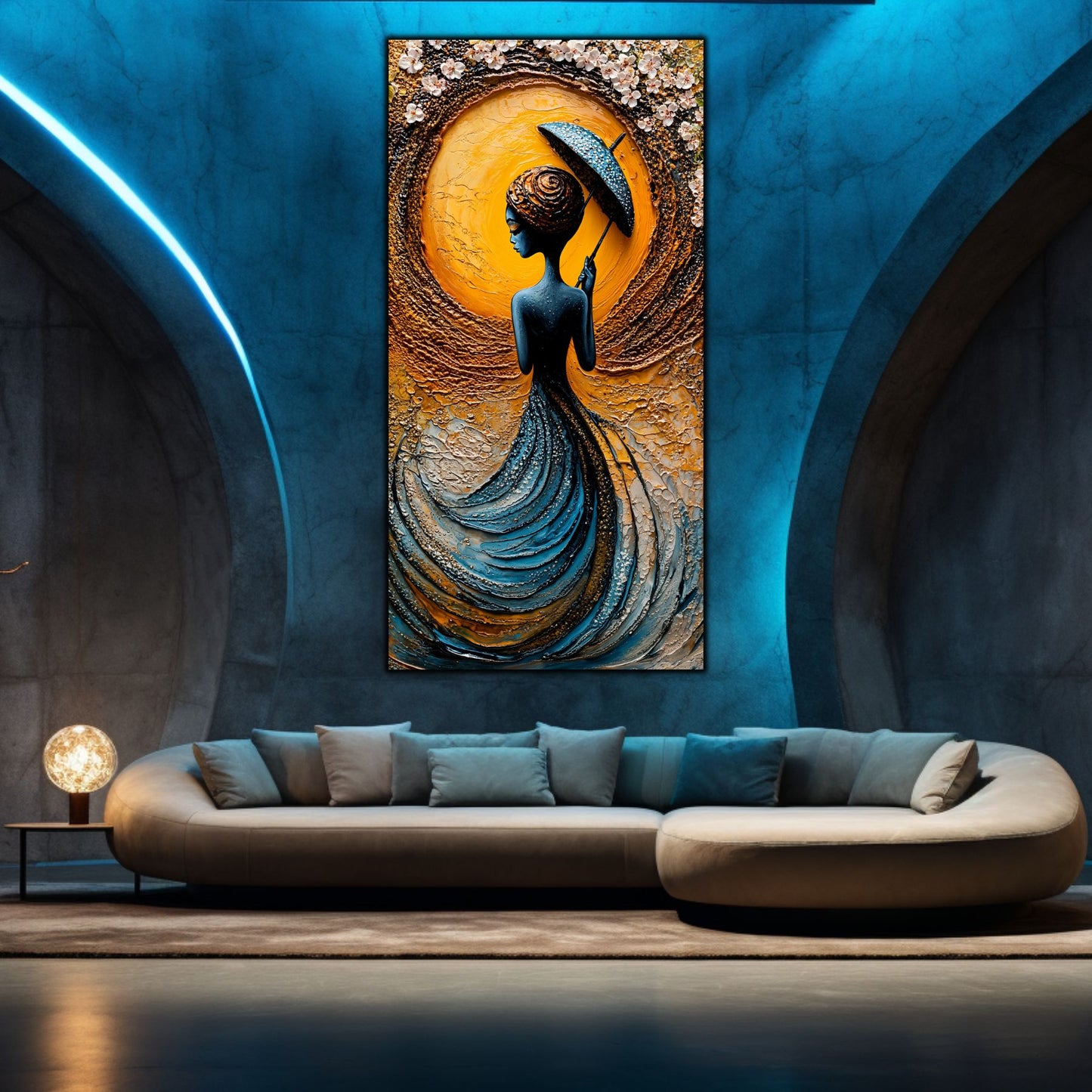 Tablou unicat din sticlă securizată Beyond Origin - No24