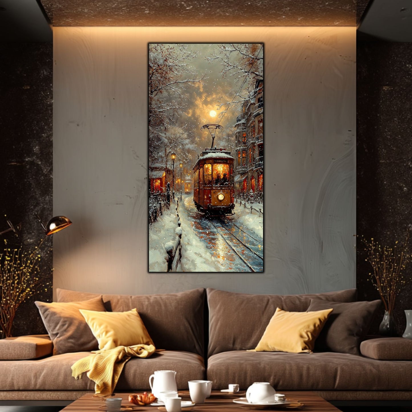 Tablou Sticla Securizata - Colectia Cold Ember - no26