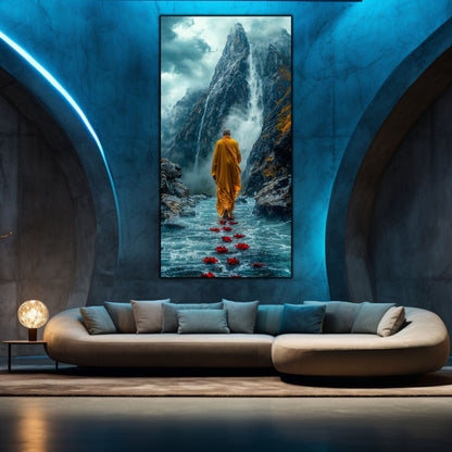 Tablou unicat din sticlă securizată Vanishing Step - No22