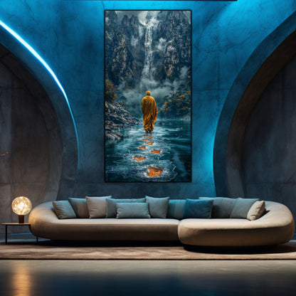 Tablou unicat din sticlă securizată Vanishing Step - No20