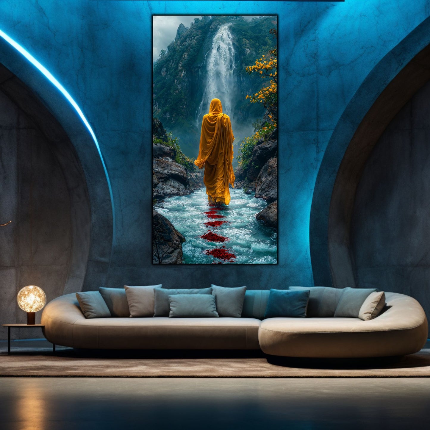 Tablou unicat din sticlă securizată Vanishing Step - No23