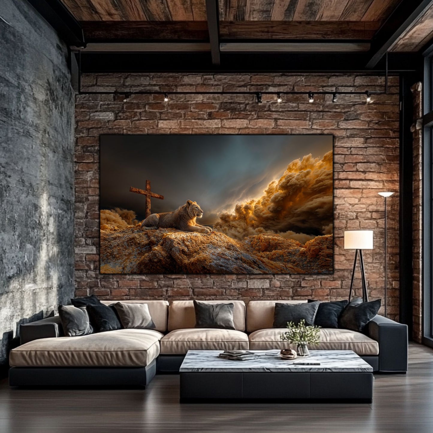 Tablou Decorativ Modern - Print UV pe Sticla - „Sacred Modernities” - No10