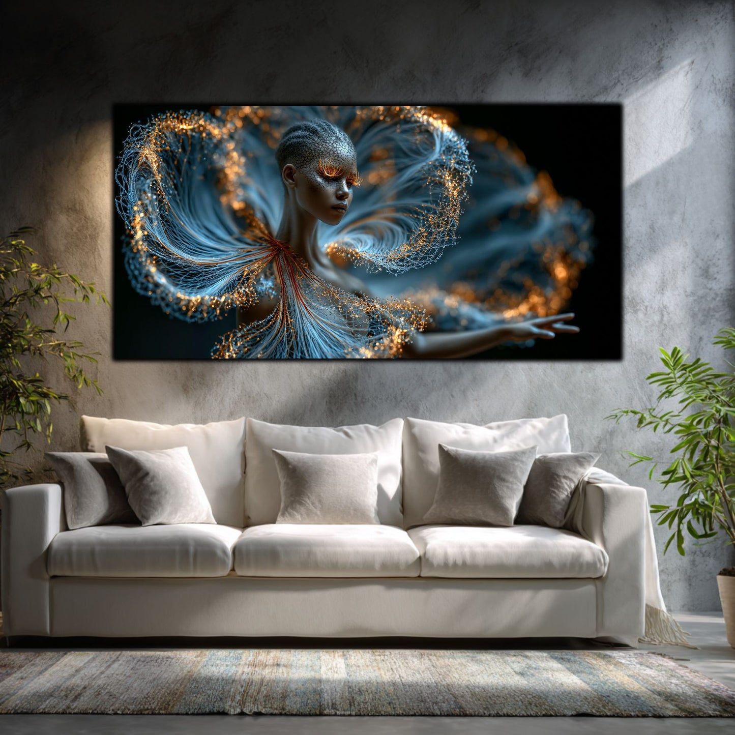 Tablou Abstract Living – Blue Arrival