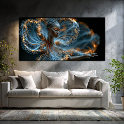 Tablou Abstract Living – Blue Arrival