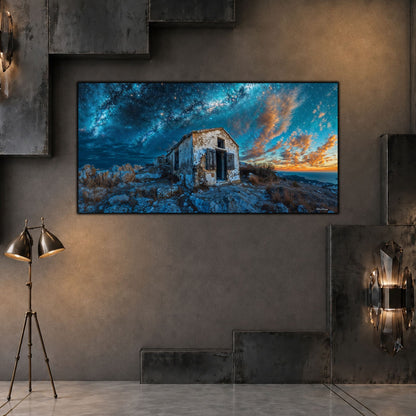Tablouri Living Sticlă – The Weathered Shelter | The Light We Encounter