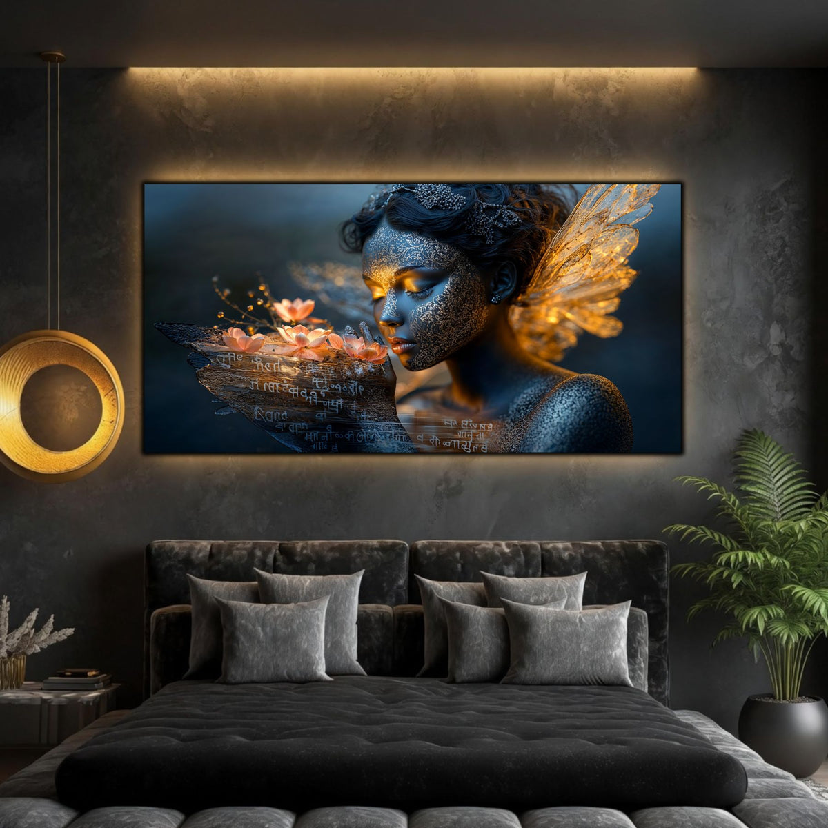 Tablou Elegant Living Înflorirea Tăcerilor de Aur