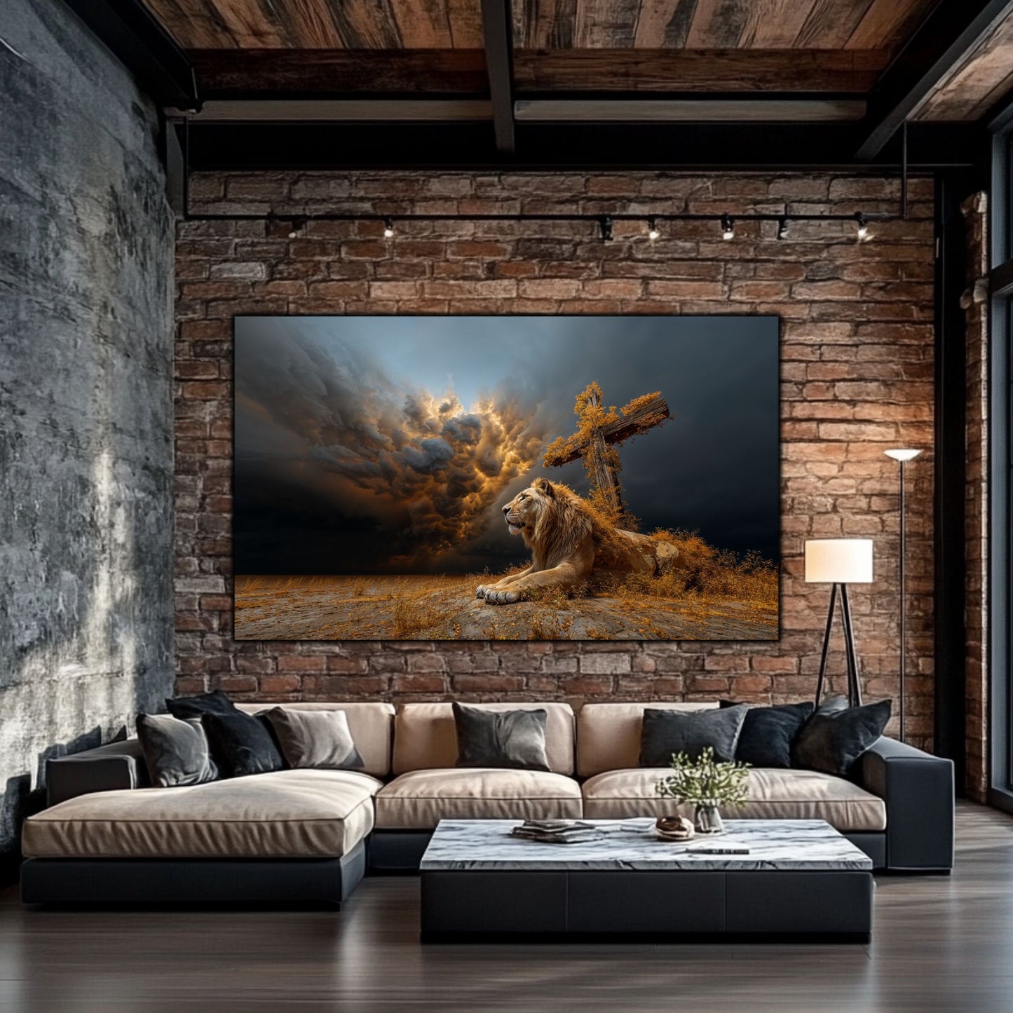 Tablou Decorativ Modern - Print UV pe Sticla - „Sacred Modernities” - No12