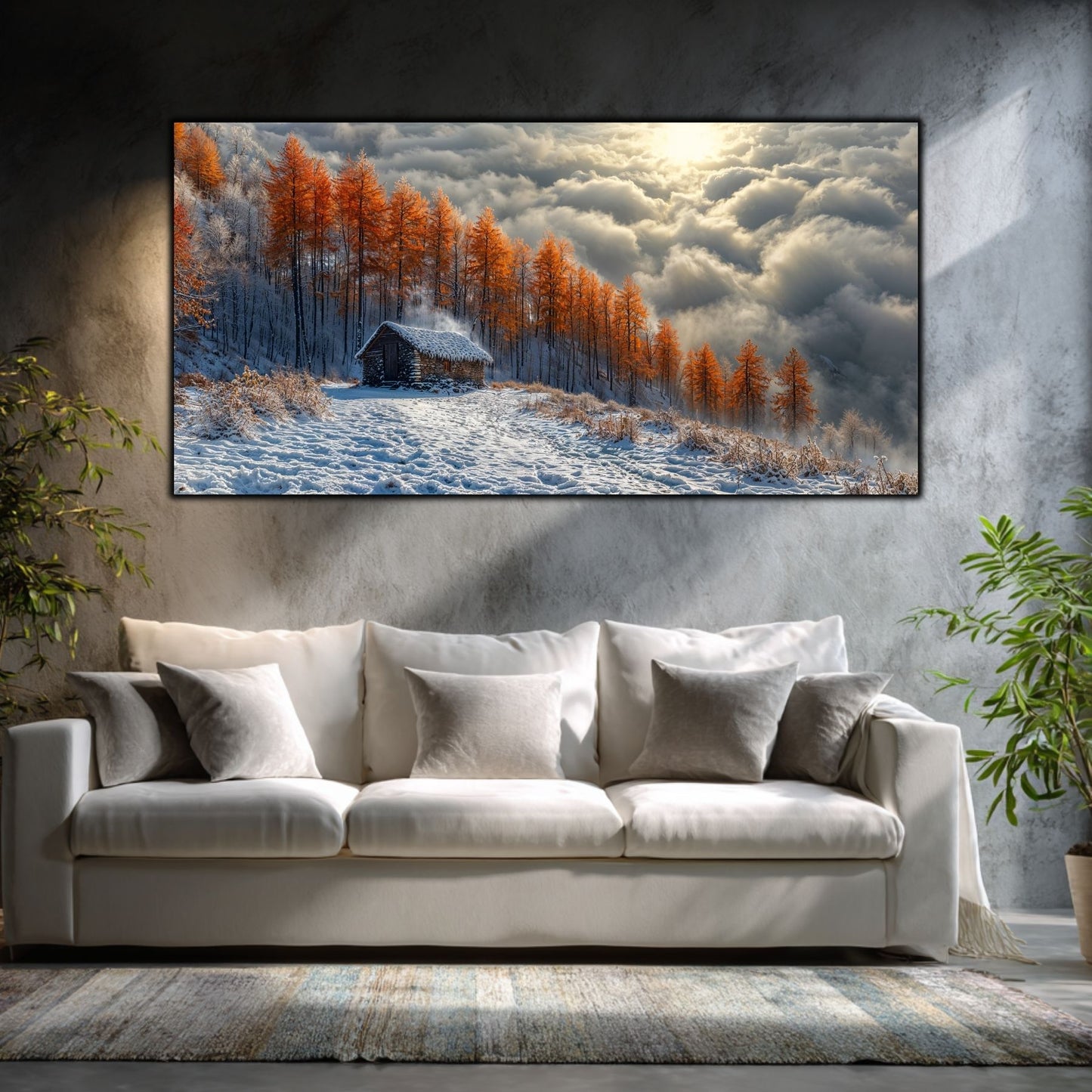 Tablou living elegant – After the Snowfall | The Long Way Home
