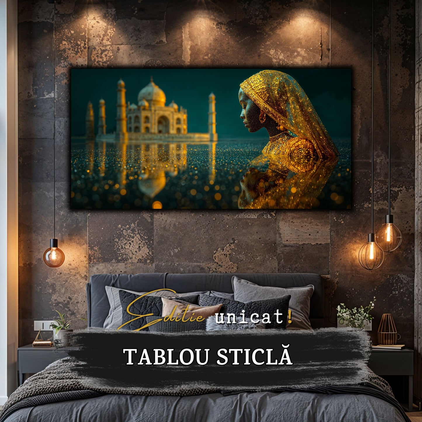 Tablou unicat pe sticla securizata - The Lost Temple - No 06
