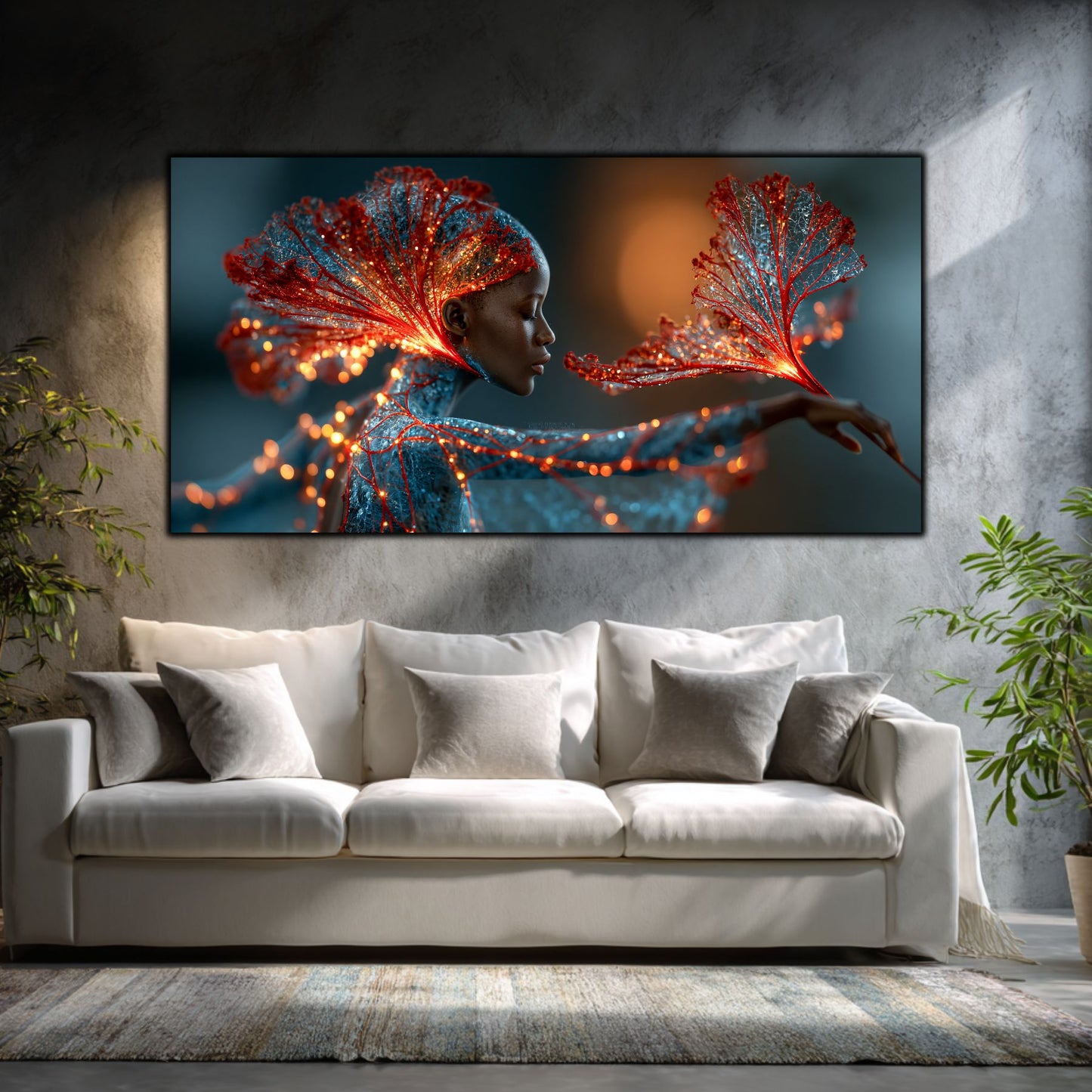 Tablou Abstract Living – Where the Fire Turns