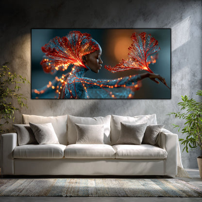 Tablou Abstract Living – Where the Fire Turns