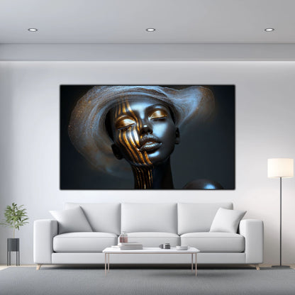 Dark White - Tablou Sticla Securizata - NO24