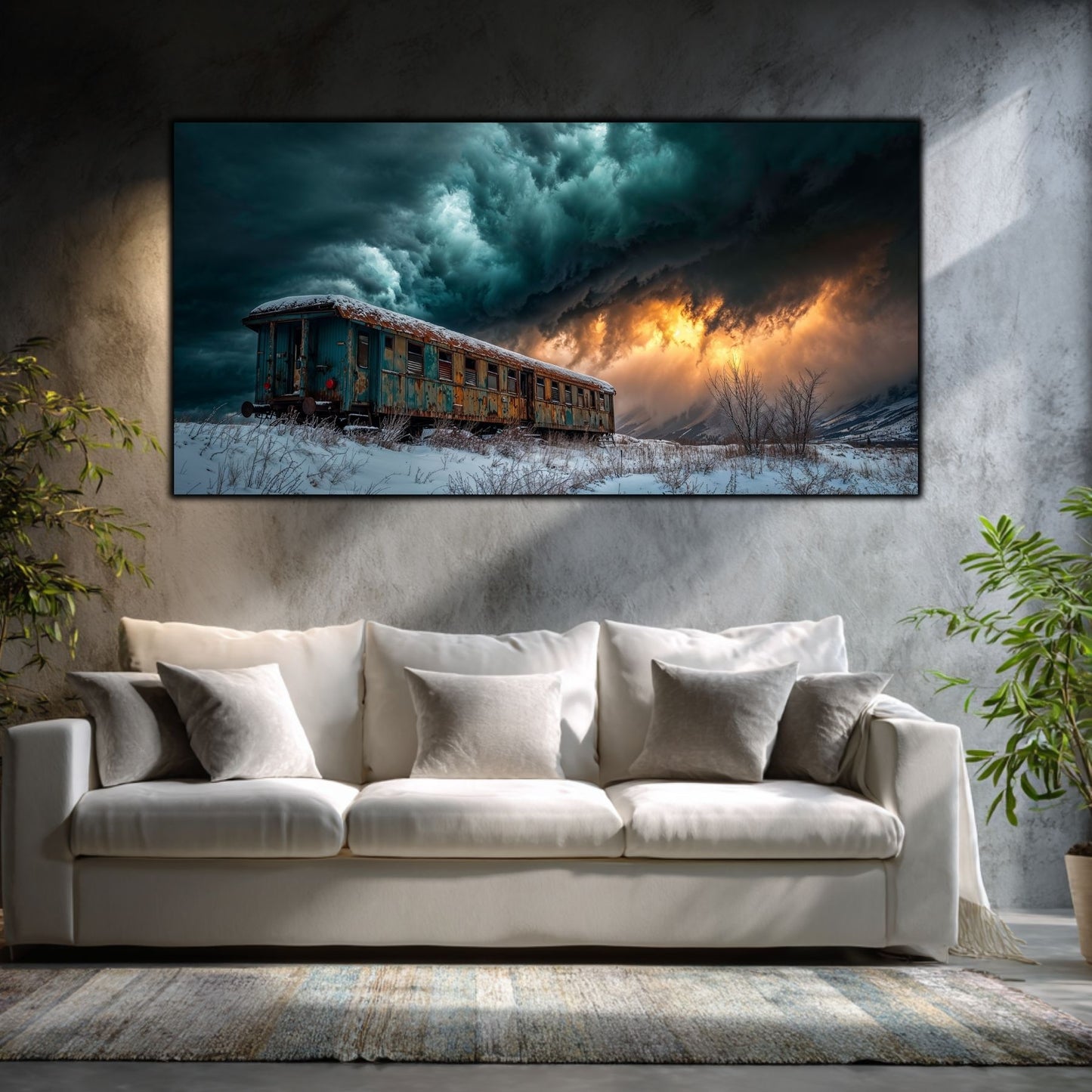 Tablou living elegant – Stormbound Carriage | The Long Way Home