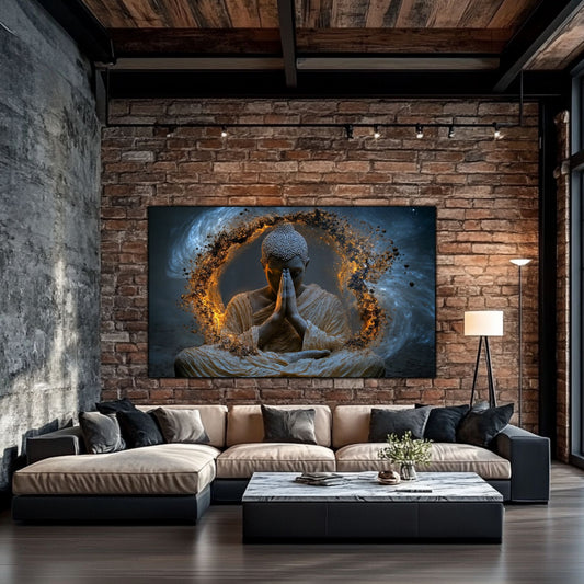 Tablou Decorativ pe Sticla Securizata – Ideal pt Dormitor si Living - Beyond Stardust No17