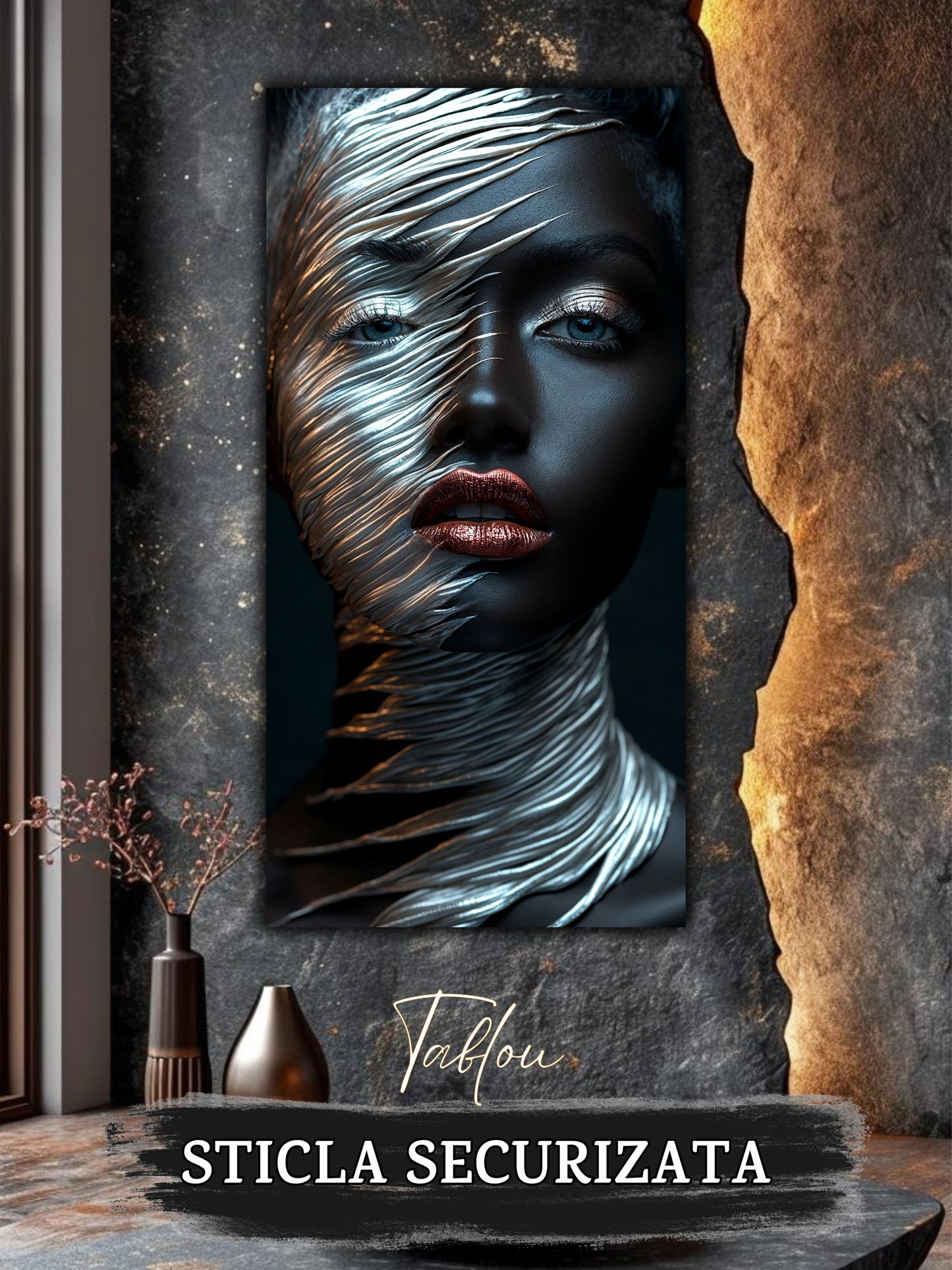 Innerverse - Tablou Sticla  - Unicat - no26
