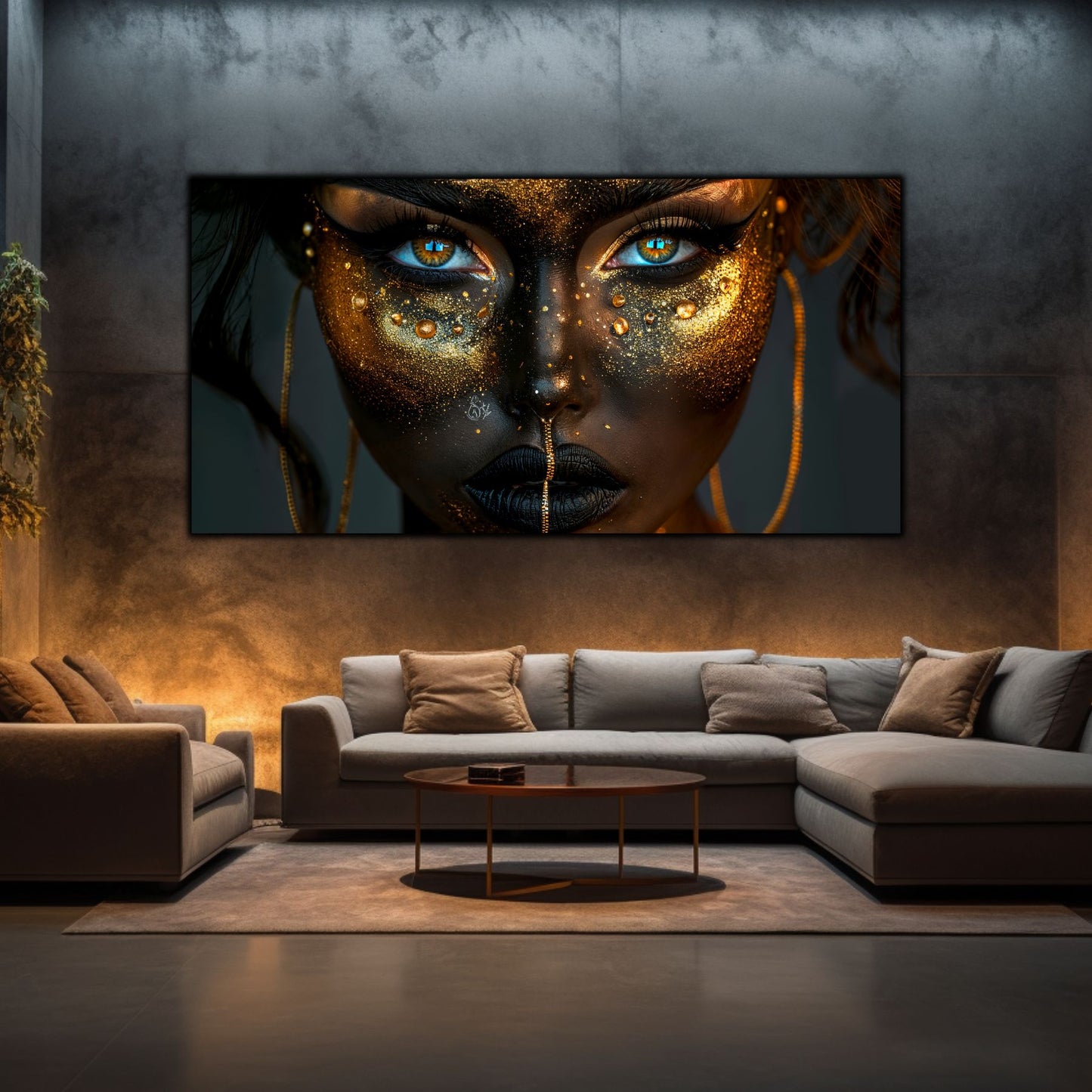 Tablou Sticla Securizata - Dark Zen Reimagined 02