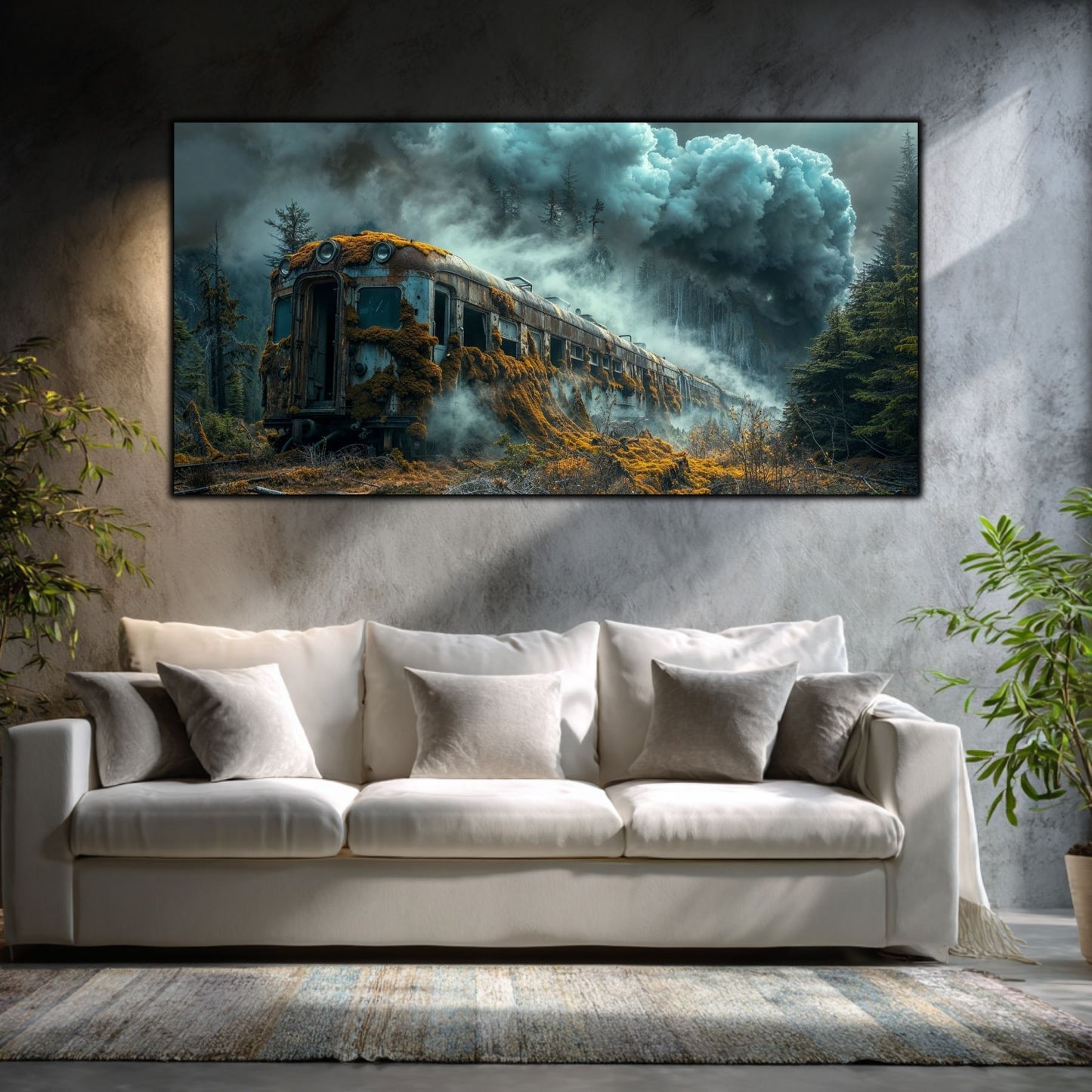 Tablou living elegant – The Train That Stayed | The Long Way Home