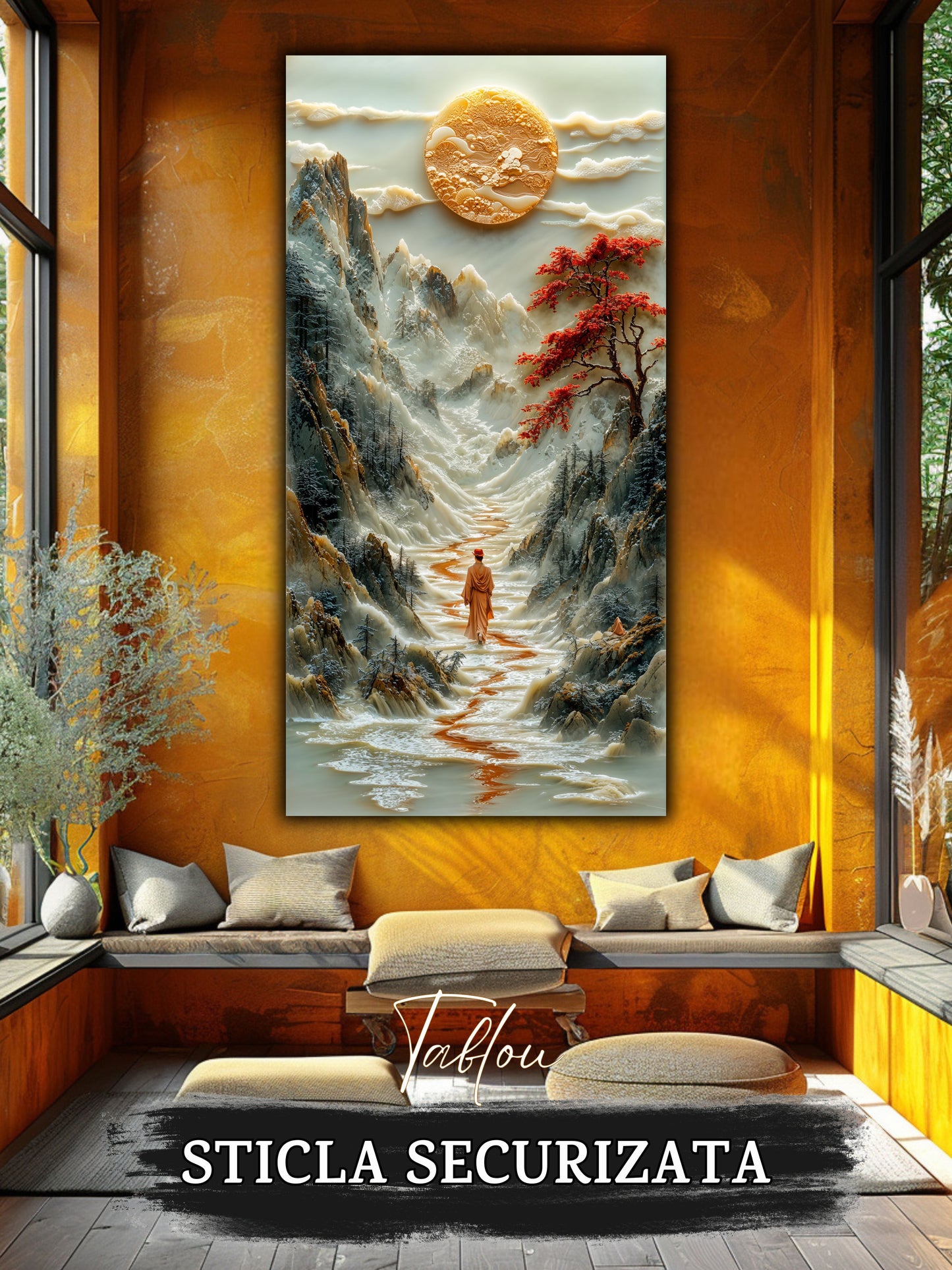 Tablou Sticla - Silk Road - 17