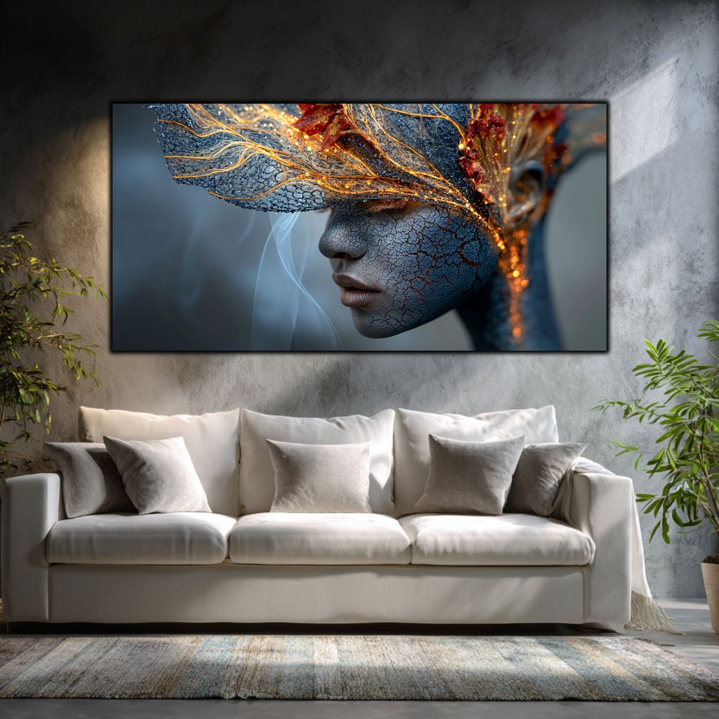 Tablou Abstract Living – Floral Memory