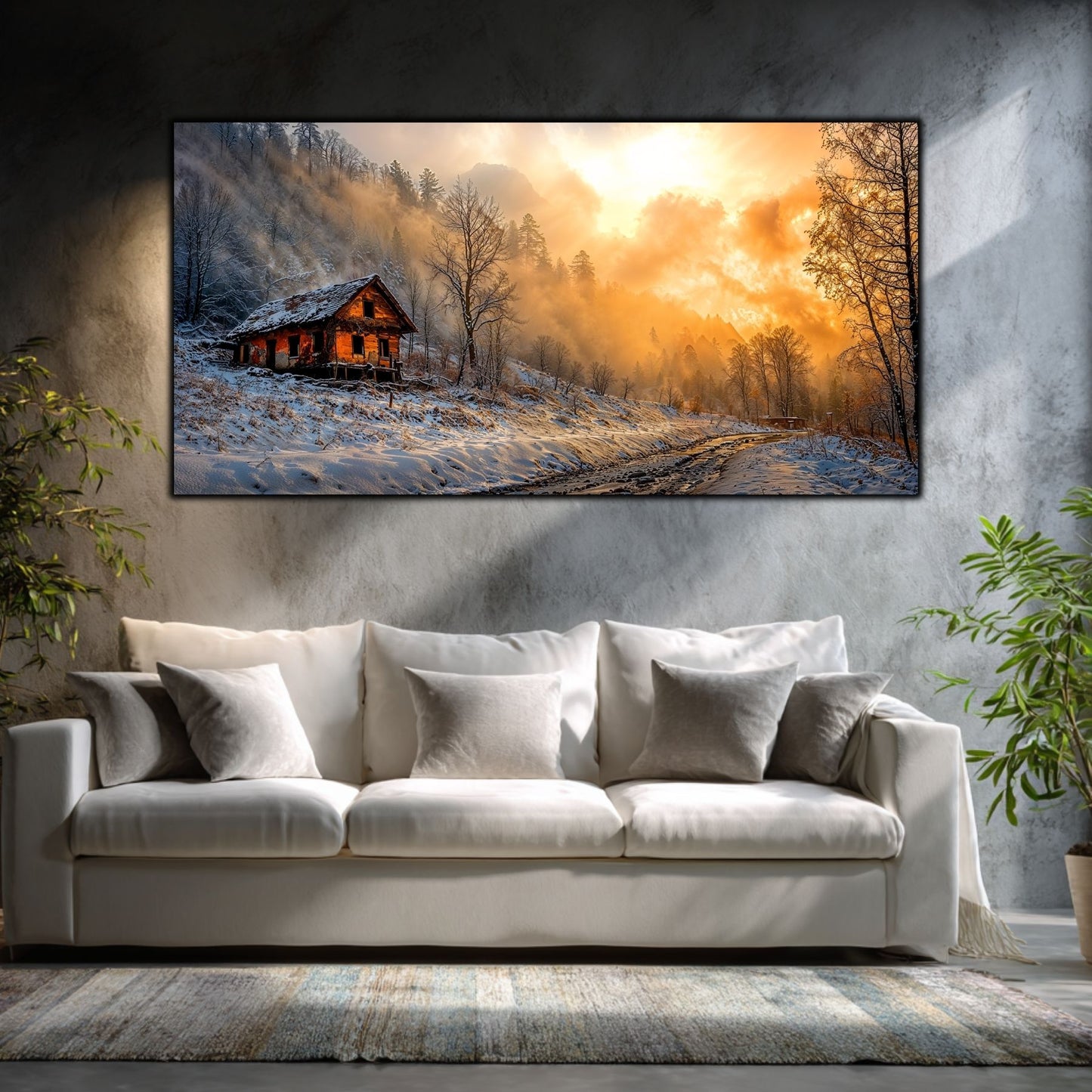 Tablou living elegant – Where the Road Ends | The Long Way Home