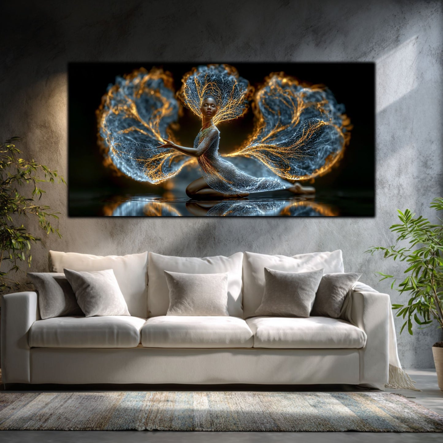 Tablou Abstract Living – The Blind Gold