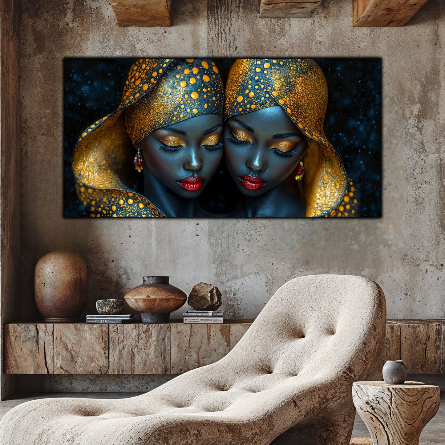 Tablou unicat din sticlă securizată - Beyond Tribe NO05