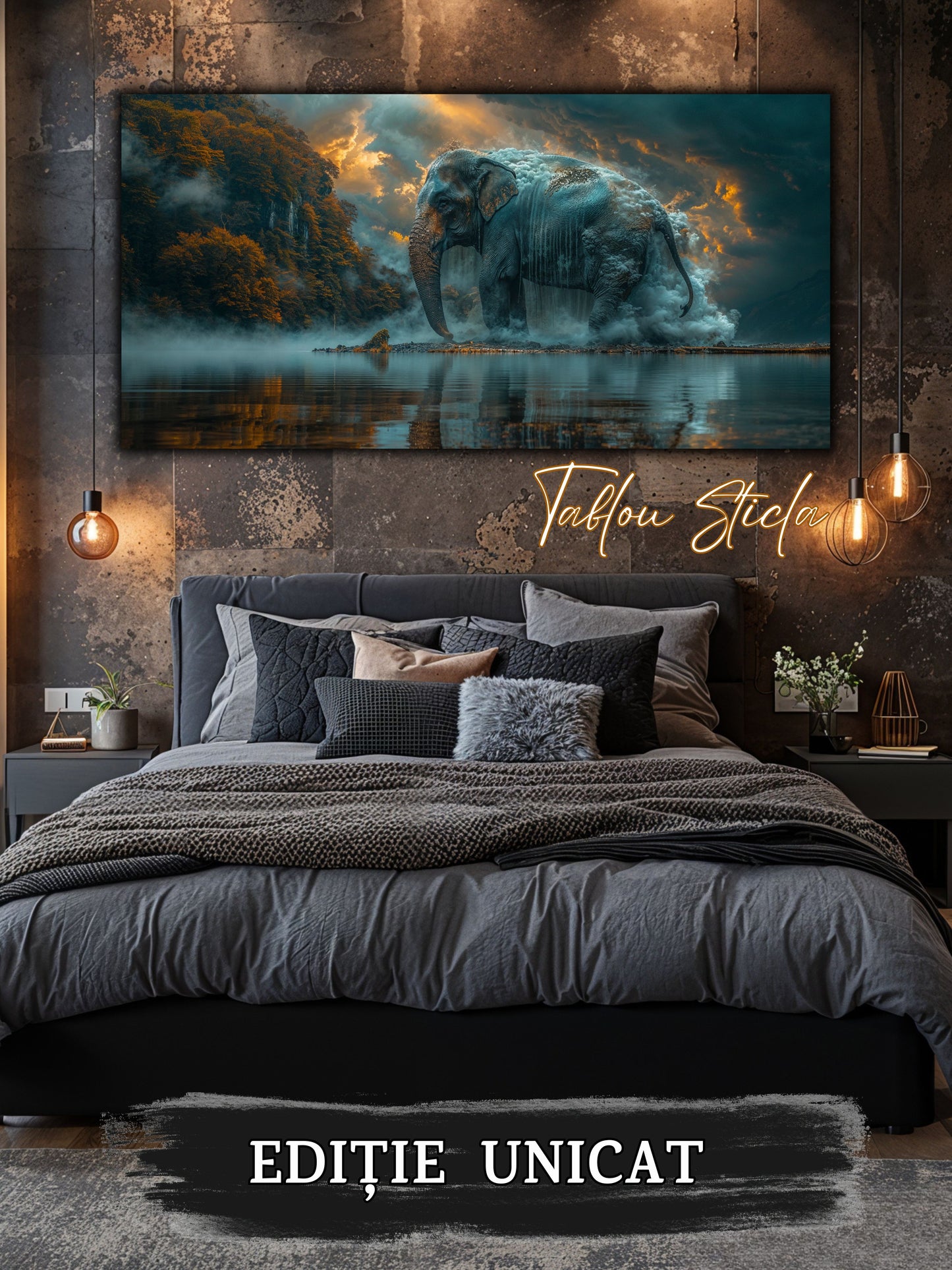 Magnific Titan - Tablou Sticla Securizata - 16