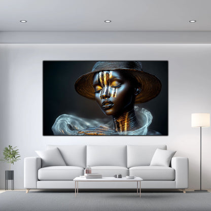 Dark White - Tablou Sticla Securizata - NO29