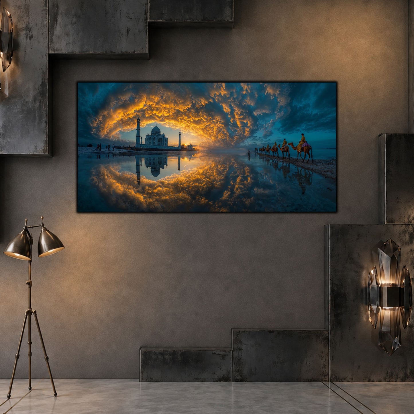 Tablouri Living Sticlă – Palace in the Water | The Light We Encounter