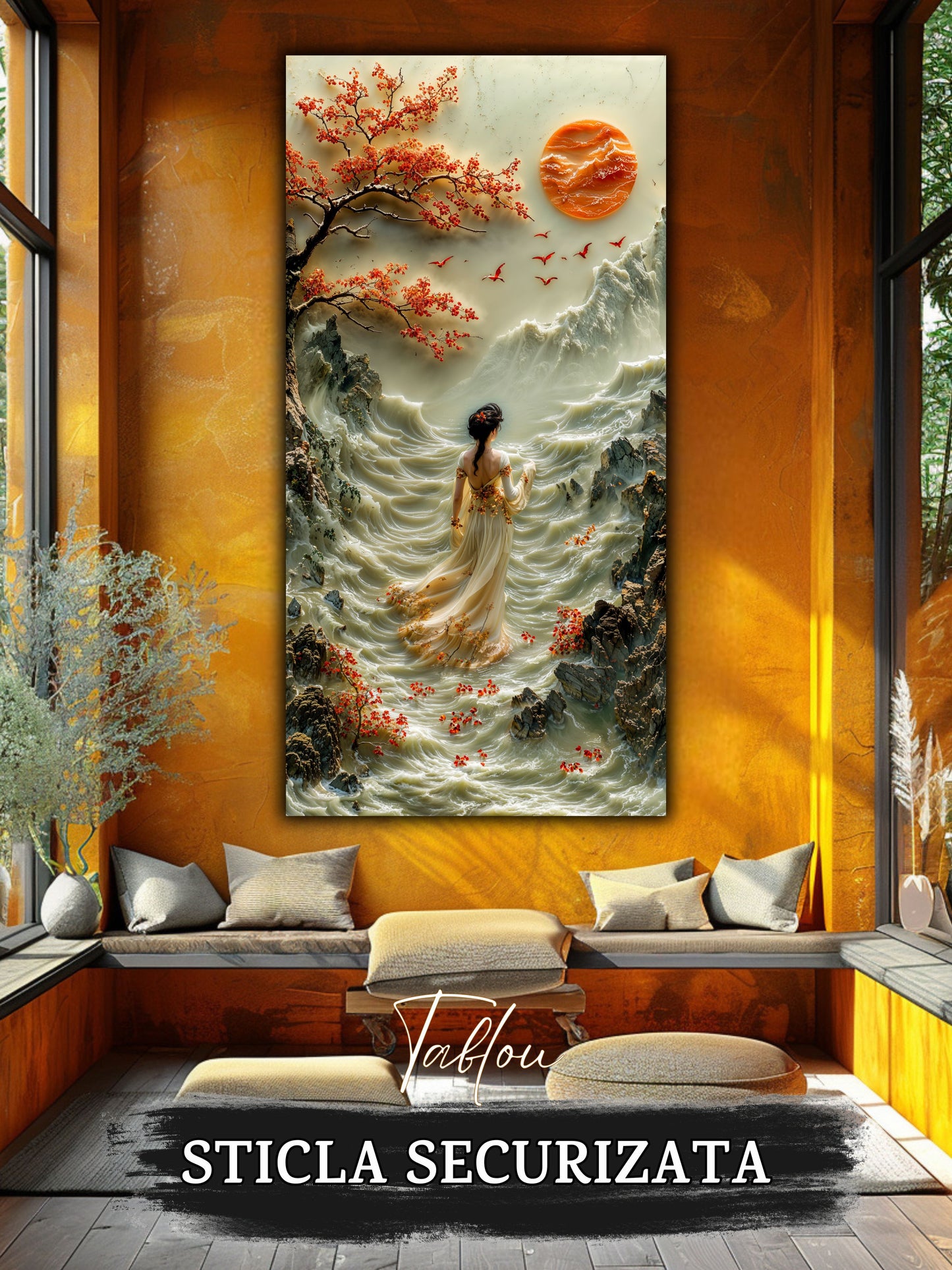 Tablou Sticla - Silk Road - 21