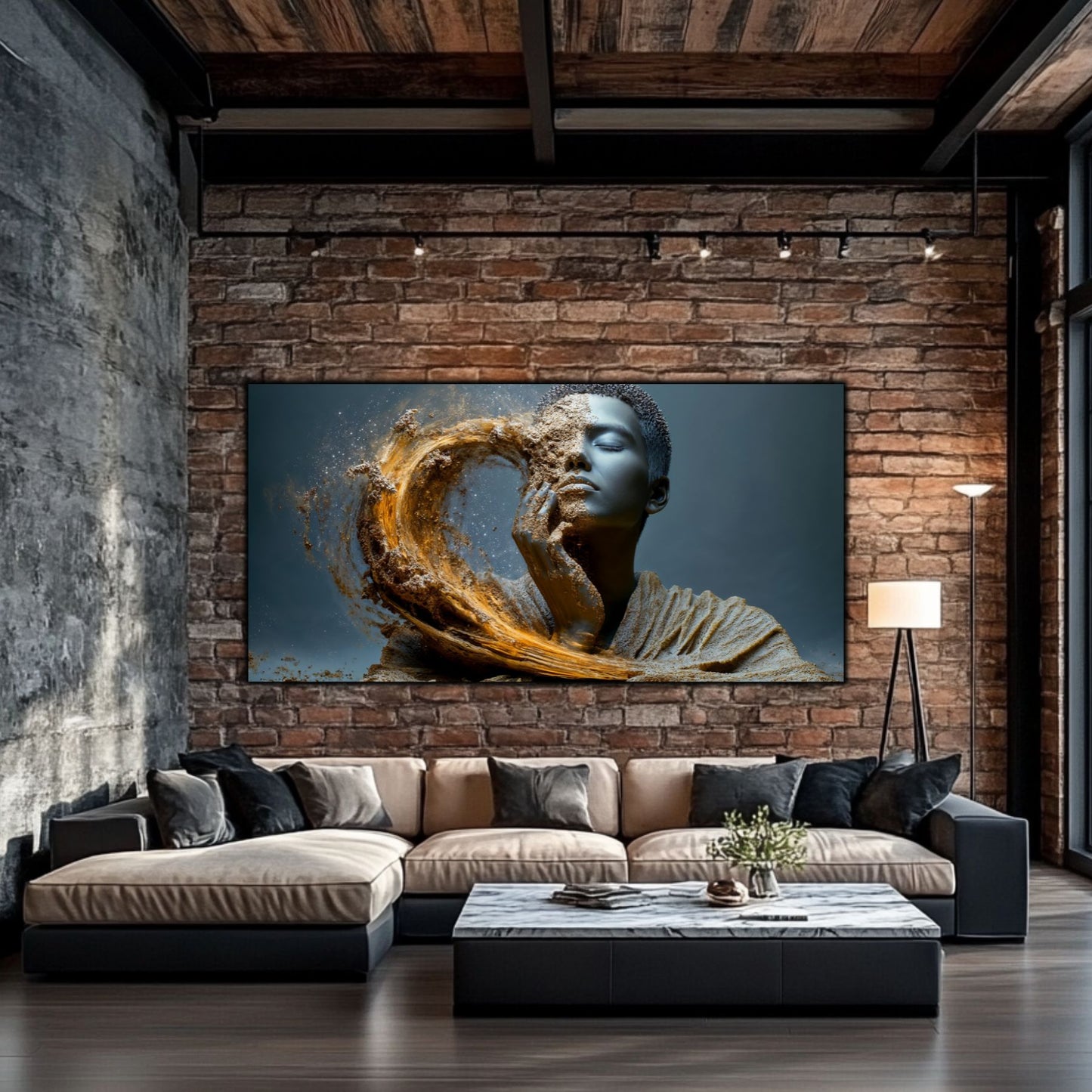 Tablou Decorativ pe Sticla Securizata – Ideal pt Dormitor si Living - Beyond Stardust No37