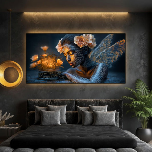 Tablou Elegant Living Oglinda Gândurilor de Aur