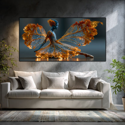 Tablou Abstract Living – A Red Accord