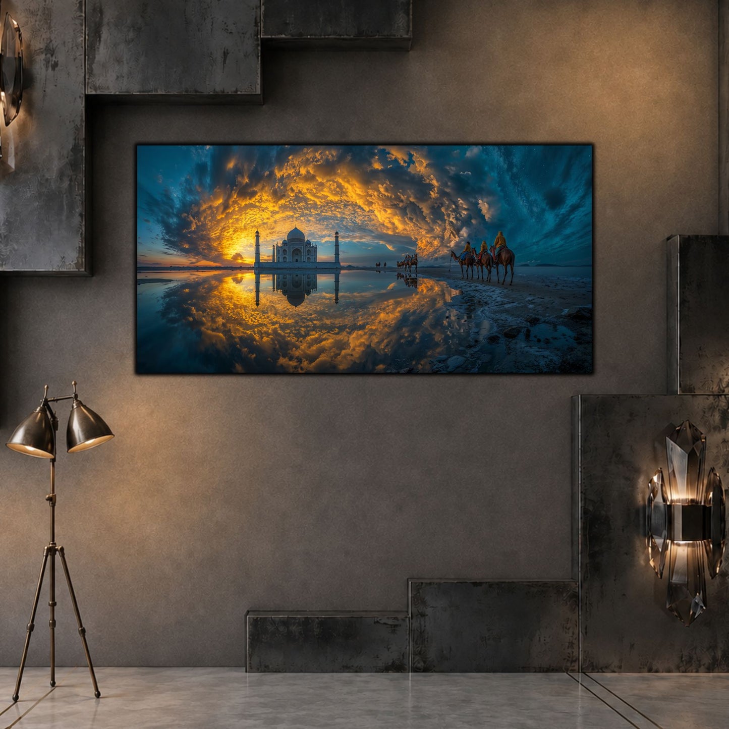 Tablouri Living Sticlă – The Gate of Reflection | The Light We Encounter