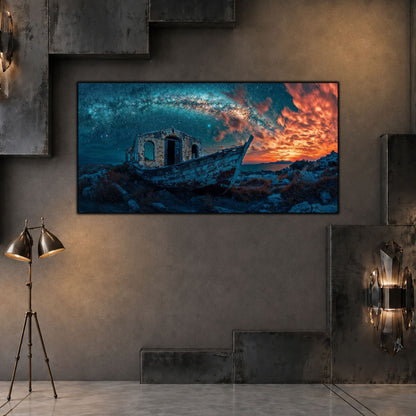 Tablouri Living Sticlă – The Quiet Relic | The Light We Encounter
