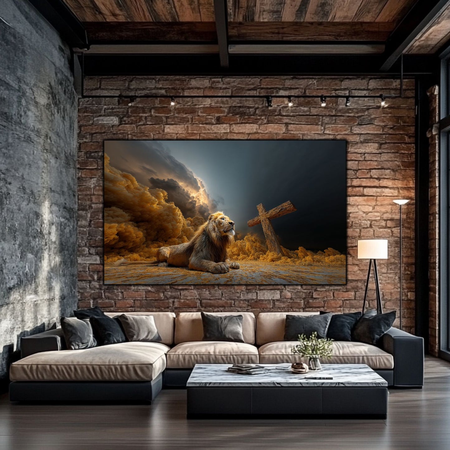 Tablou Decorativ Modern - Print UV pe Sticla - „Sacred Modernities” - No19