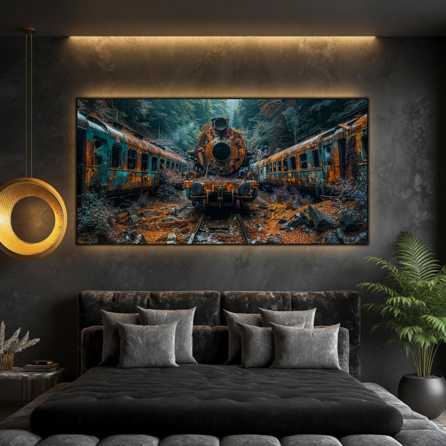 Tablou living elegant – The Silent Engine | The Long Way Home