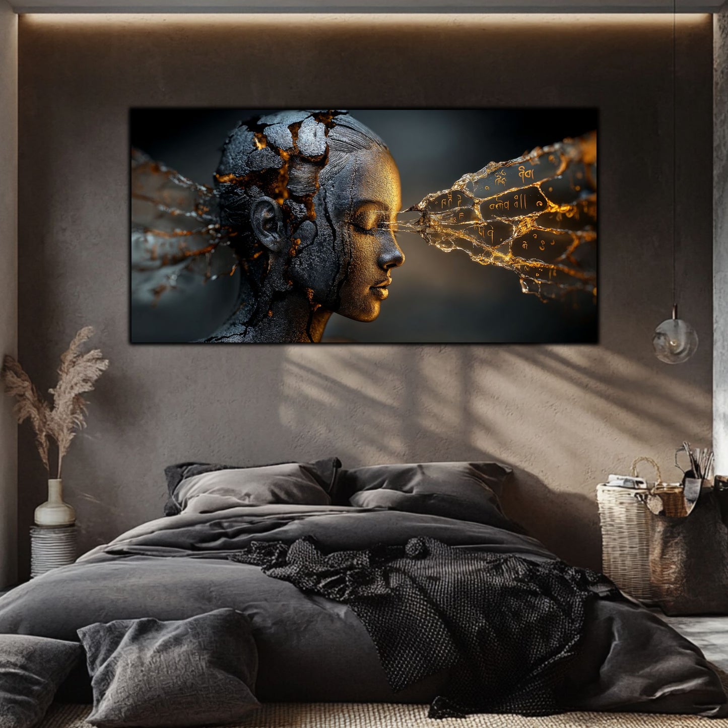 Tablou Sticla Securizata - Broken Mind 22